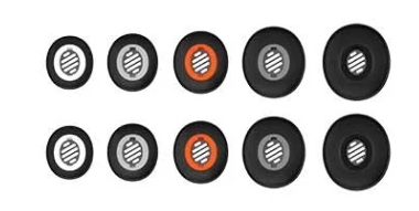 Earpiece Set Black 5 Pairs (Amiron 300) - 1001371