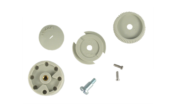 Pos. 255 swivel arm fixing assy, light grey - 900249