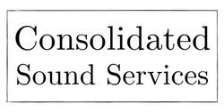 Consolidated Sound Services logo