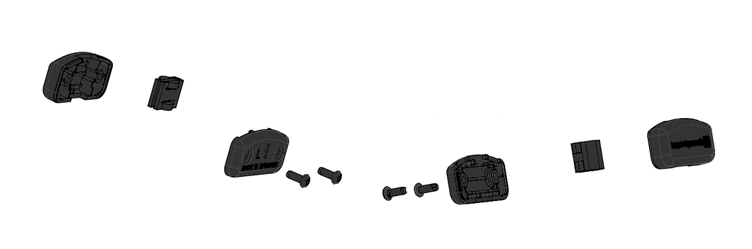 Slider Repair Set, Custom, black- 911747